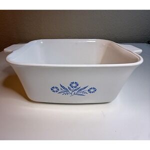 Vintage Corning Ware Blue Cornflower P-4-B 1 1/2 qt. Baking Dish - No Lid